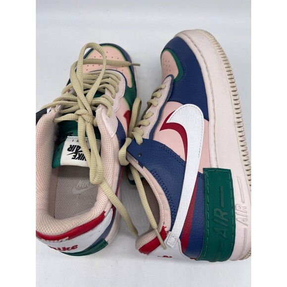 Nike Air Force 1 Shadow Low Mystic Navy Women’s Sneakers Size 9 - Picture 9 of 13